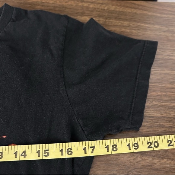 💕Guns n roses Black Graphic T-Shirt with Band Logo kid L - Picture 7 of 10